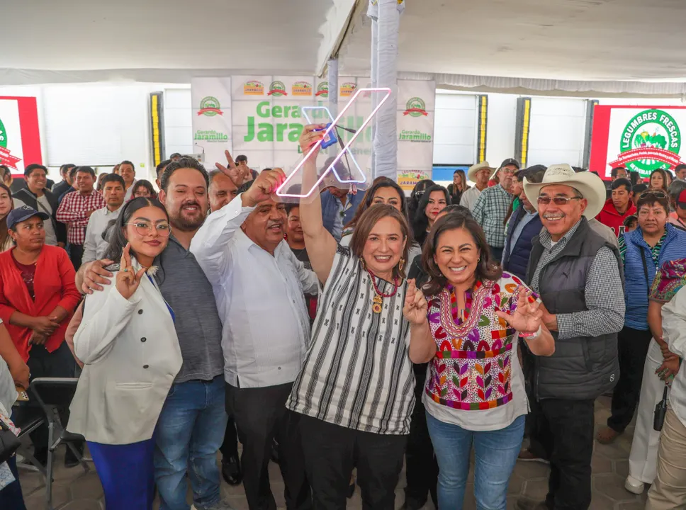 Xochitl Gálvez visita Puebla y resalta su apoyo hacia Nadia Navarro