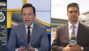 Atropellan en vivo a reportero de Fox Sports