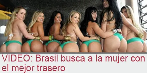 VIDEO: Brasil busca a la mujer con el mejor trasero