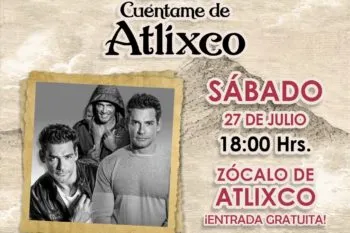 Cristián de la Fuente será el narrador del próximo ciclo de lecturas “Cuéntame de Atlixco”