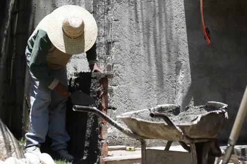 En abril, la segunda peor cifra de empleos en sector construcción, de los últimos 15 años