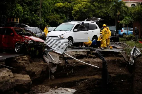 Tormenta ‘Amanda’ deja al menos 18 muertos en Centroamérica