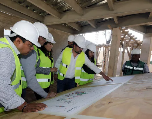 Continúa la construcción del Parque Biblioteca Gilberto Bosques Saldívar