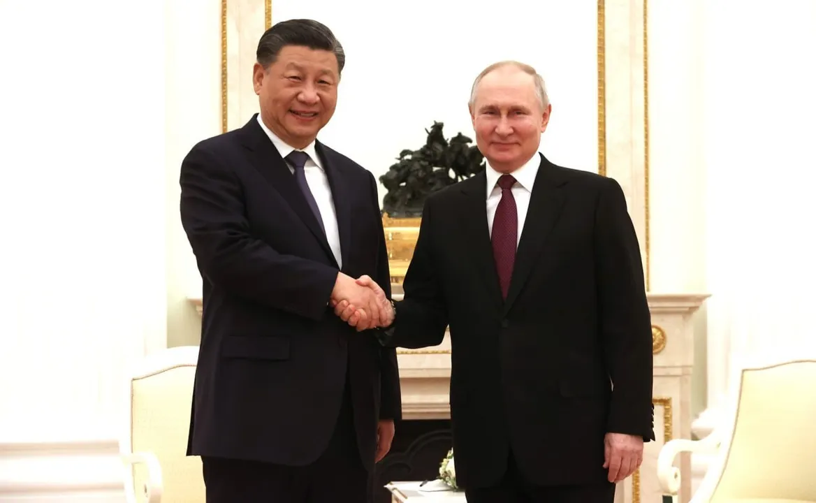 Vladimir Putin y Xi Jinping
