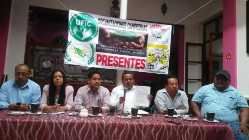 Organizaciones Campesinas piden cesen operativos de Comercio Exterior