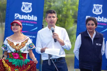 Asegura Eduardo Rivera que no colapsó el sistema de drenaje pluvial de la capital poblana