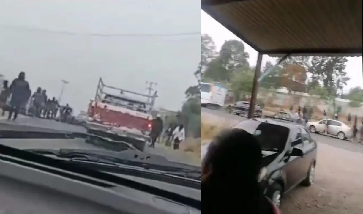 Riña entre chóferes del transporte público