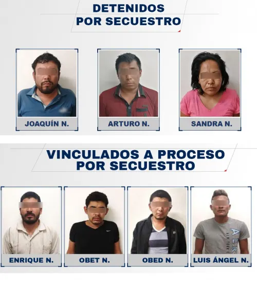 FISDAI rescató a víctima de secuestro y detuvo a presuntos plagiarios del estado de Veracruz