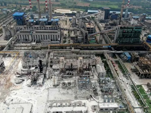 VIDEO: Explota planta de gas en China; al menos 15 muertos