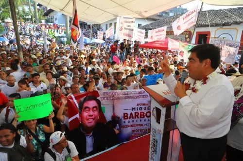 Ningún gobierno puede hacer proyectos sin tomar en cuenta a pueblos originarios: Barbosa