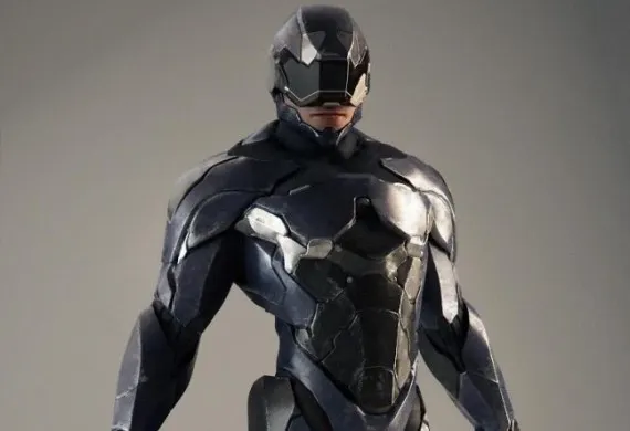 RoboCop inicia grabaciones con todo y nueva armadura
