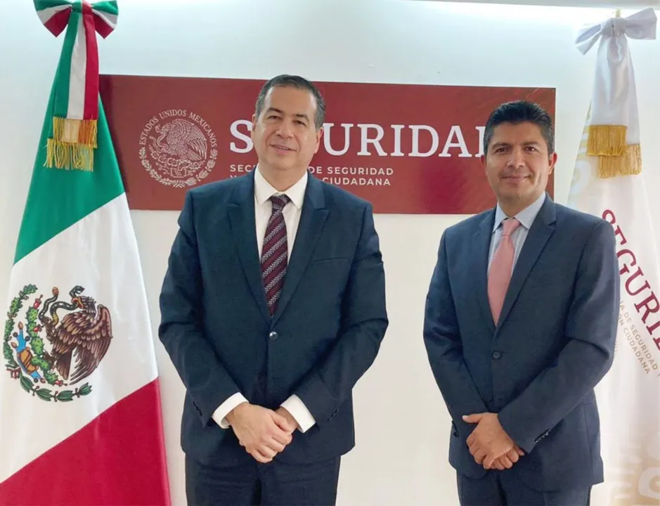 Eduardo Rivera sostiene reunión con Federación para afinar plan de seguridad pública