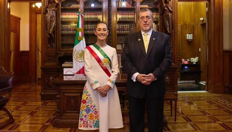 Claudia Sheinbaum confirmó que la próxima semana se reunirá con Bernardo Arévalo, presidente de Guatemala