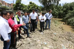 Comuna realiza limpieza preventiva en ríos y barrancas