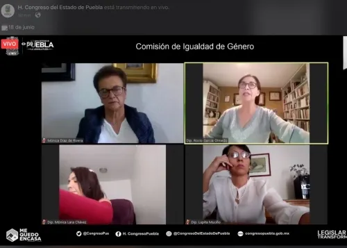 Recibe Comisión de Igualdad del Congreso, en comparecencia, a secretaria de Igualdad Sustantiva