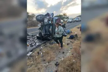 Un muerto y al menos seis heridos, deja accidente de patrulla de Tehuitzingo en la federal Izúcar-Acatlán