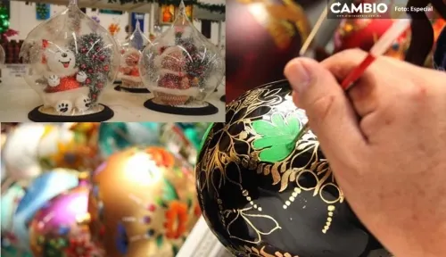 ¡Orgullo mexicano! Artesana de Chignahuapan lleva a Nueva York las tradicionales esferas