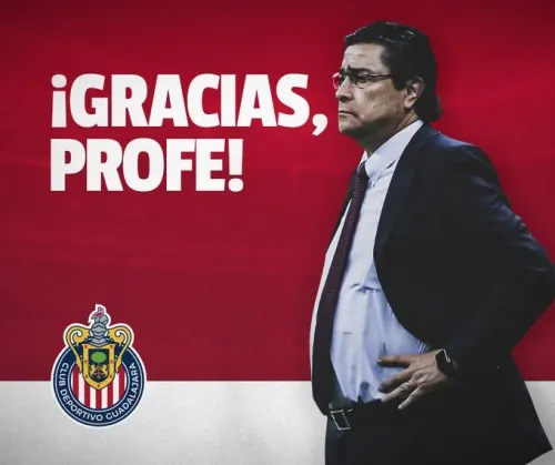Chivas despide a Luis Fernando Tena tras el mal arranque del Guard1anes 2020