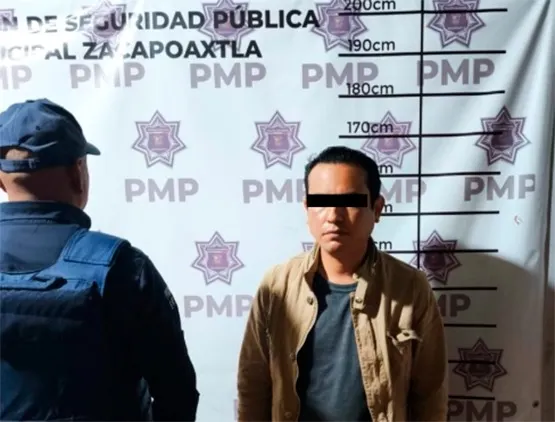 Detenido por policías de Zacapoaxtla
