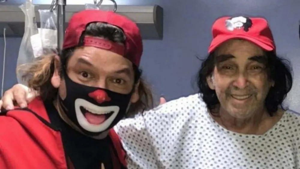 Circulan video de Cepillín en el hospital, no se olvidaba de sus amigos