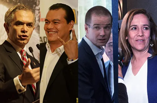 Anaya y Zepeda lideran preferencias entre panistas y perredistas