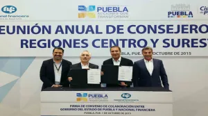 RMV anuncia nuevos financiamientos y apoyos de Nafinsa para empresarios poblanos