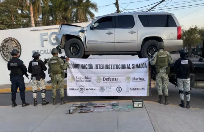 Gabinete de Seguridad realizó detenciones y aseguramientos de armas de fuego y droga en distintas entidades federativas 