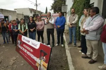 Arranca gobierno municipal trabajos de pavimentación en la colonia San José Los Cerritos