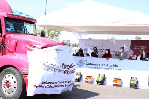Acompaña Gobierno salida de embarques de hortalizas y tomates a Estados Unidos