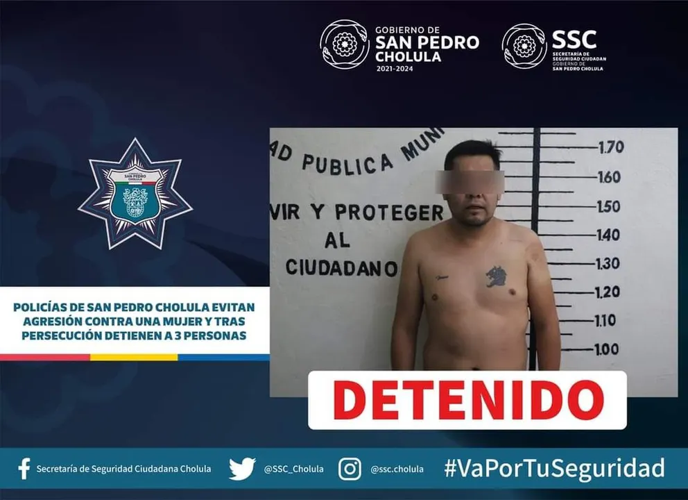 Persecucion Intento Levanton Cholula Detenido