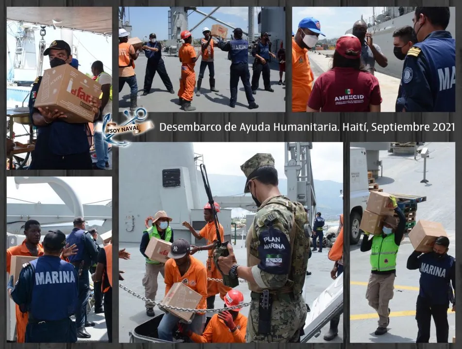 Ayuda humanitaria de México llega a Haití