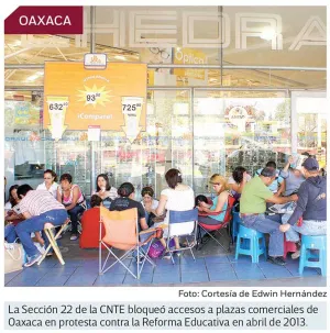 CNTE ahora va por plazas comerciales; segundo día de bloqueos en Chiapas