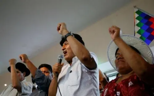 Evo Morales anuncia a sus candidatos a la Presidencia de Bolivia