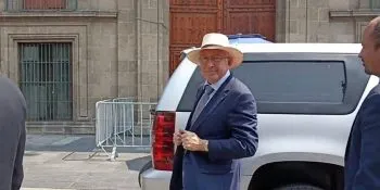 AMLO se reúne de nuevo con Ken Salazar en Palacio Nacional