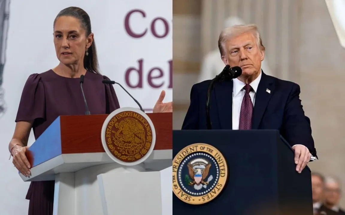 Claudia Sheinbaum y Donald Trump