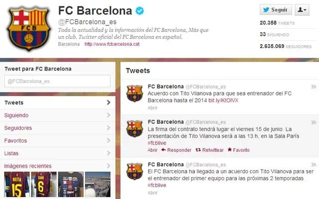 Tito Vilanova firmará con el Barca el próximo viernes