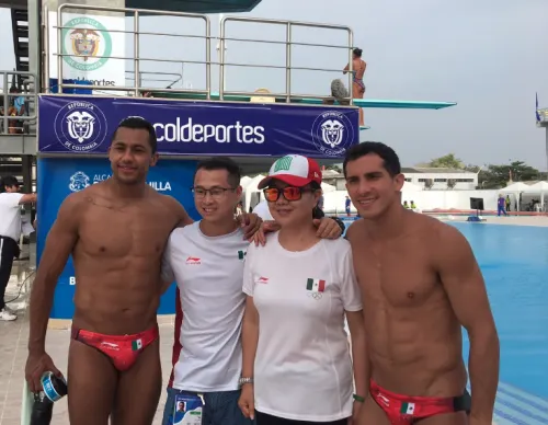 Rommel Pacheco y Jahir Ocampo ganan oro en clavados sincronizados en trampolín de tres metros