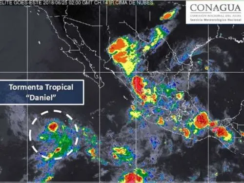 Prevén que tormenta “Daniel” se debilite sin causar afectaciones