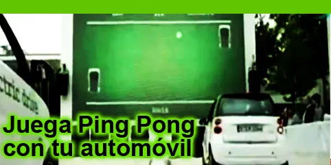 ¿Alguna ves has jugado Ping Pong con tu auto?