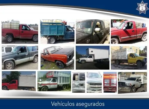SSP decomisó más de 15 mil litros de combustible ilegal y 18 vehículos