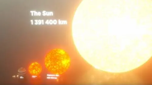 Video: Así de “grande” es el Sol comparado con otras estrellas del universo
