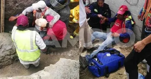 Derrumbe de zanja en San Ramón deja 5 heridos