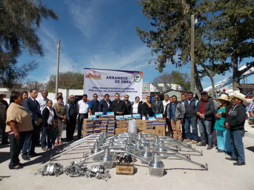 Se rehabilita alumbrado público en el municipio de Juan N. Méndez