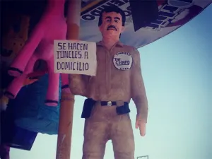 Piñatas de El Chapo inundan Monterrey
