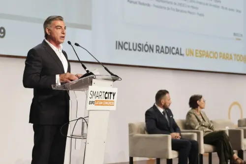 Inauguran Rafael Cortés y Tony Gali, el Smart City Expo Latam Congress