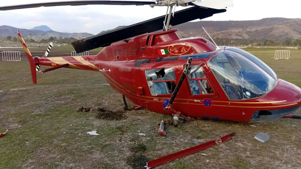 Helicoptero Desplome Zitacuaro