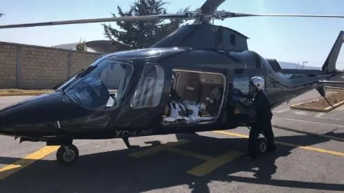 Amplía gobierno del estado servicio de ambulancia aérea