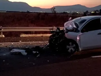 Policía estatal pierde la vida luego de un aparatoso accidente en carretera Atlixco-Puebla