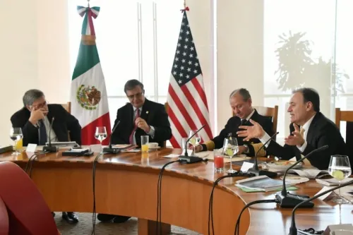 Acuerdan fortalecer Grupo de Alto Nivel de Seguridad México-EU