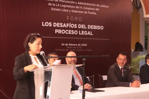 Se llevó a cabo en el Congreso del Estado el Foro “Los Desafíos del Debido Proceso Legal”